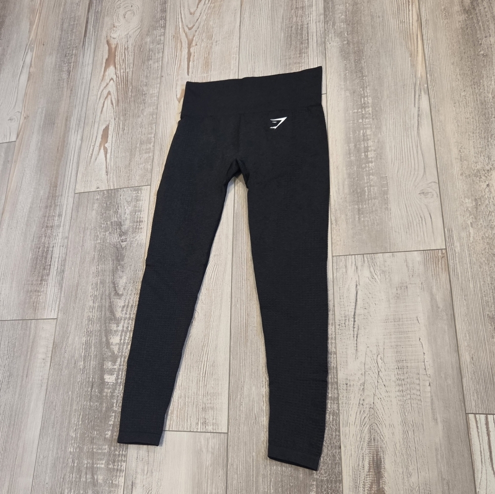 Gymshark Vital Seamless Charcoal High-Waisted Leggings - Picture 11 of 15